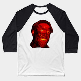 Face And Man Scary Face Baseball T-Shirt